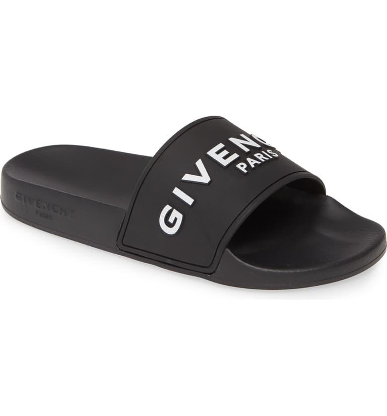 Givenchy Logo Rubber Slides