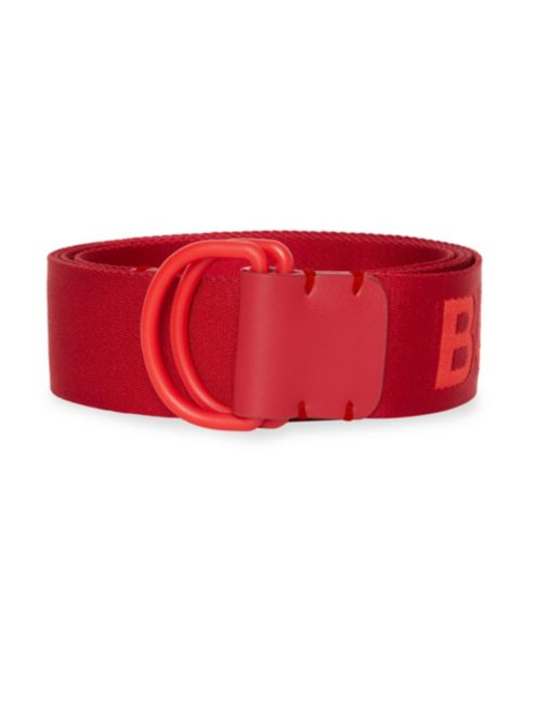 Burberry Double D Ring Logo Belt