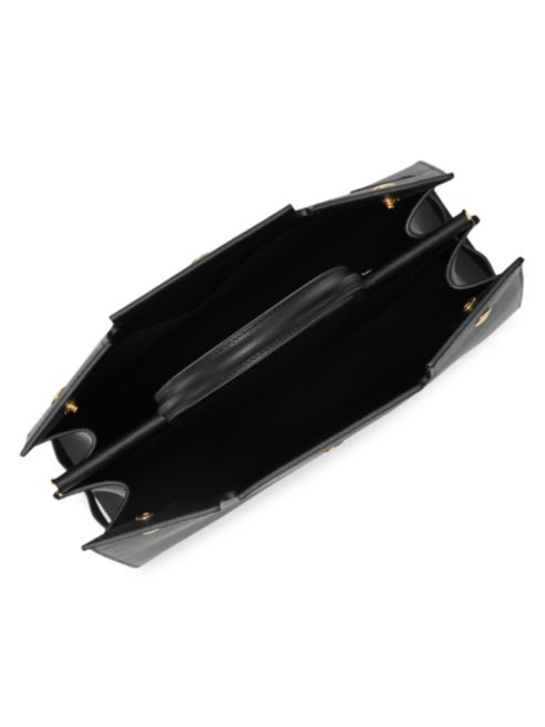 Burberry Medium Title Leather Satchel