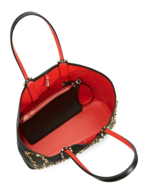 Christian Louboutin Small Cabata Love Paris Leather Tote