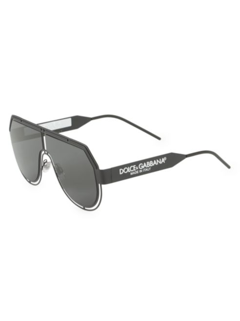 Dolce & Gabbana Charisma 59MM Solid Aviator Sunglasses