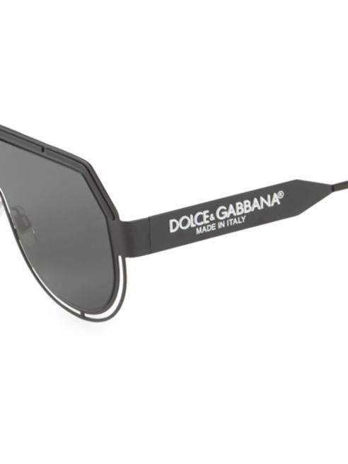 Dolce & Gabbana Charisma 59MM Solid Aviator Sunglasses