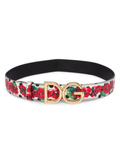 Dolce & Gabbana DG Logo Reversible Leather Belt