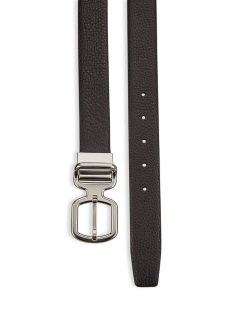 Ermenegildo Zegna Reversible Leather Belt