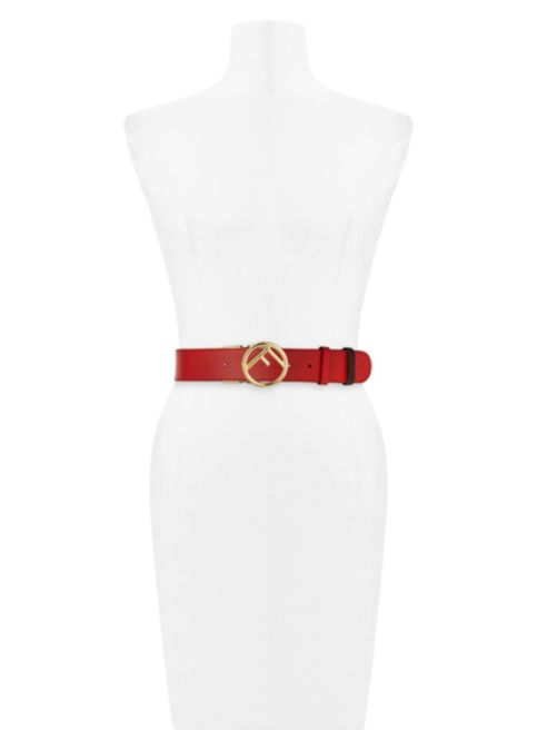 Fendi Vitello Liberto Bicolor Reversible Leather Belt