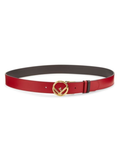Fendi Vitello Liberto Bicolor Reversible Leather Belt