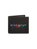 Givenchy Rainbow Logo Embroidered Billfold Wallet