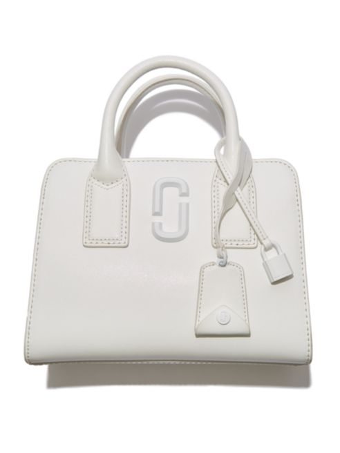 Marc Jacobs Little Big Shot Coated Leather Top Handle Bag