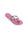 Mini Melissa Girl's Harmonic Metallic Thong Sandals