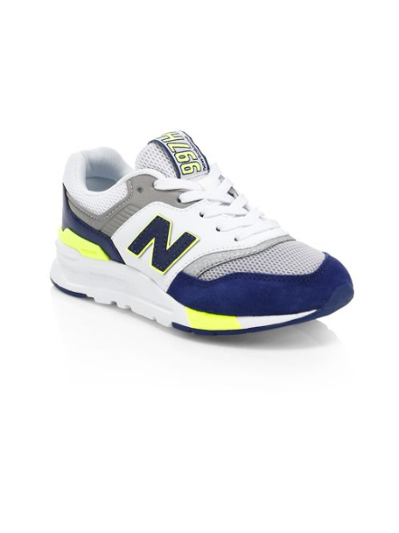 New Balance Boy's 997 Mesh Logo Sneakers