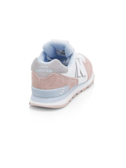 New Balance Girl's 574 Summer Sport Mesh Suede Sneakers