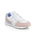 New Balance Girl's 574 Summer Sport Mesh Suede Sneakers