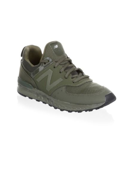 New Balance Kid's Mixed Media Low-Top Sneakers