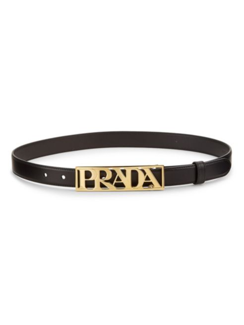 Prada Logo Belt