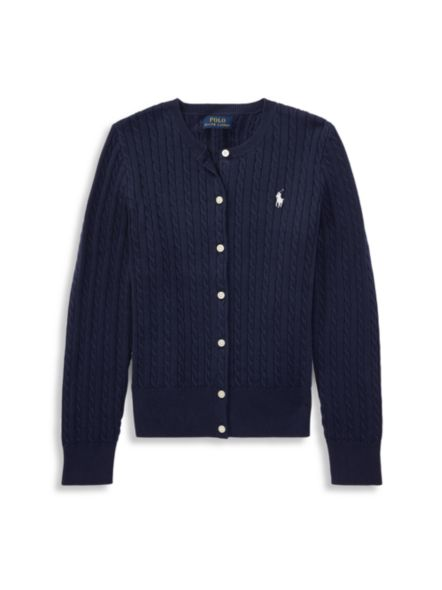 Ralph Lauren Little Girl's & Girls' Cable-Knit Cotton Cardigan