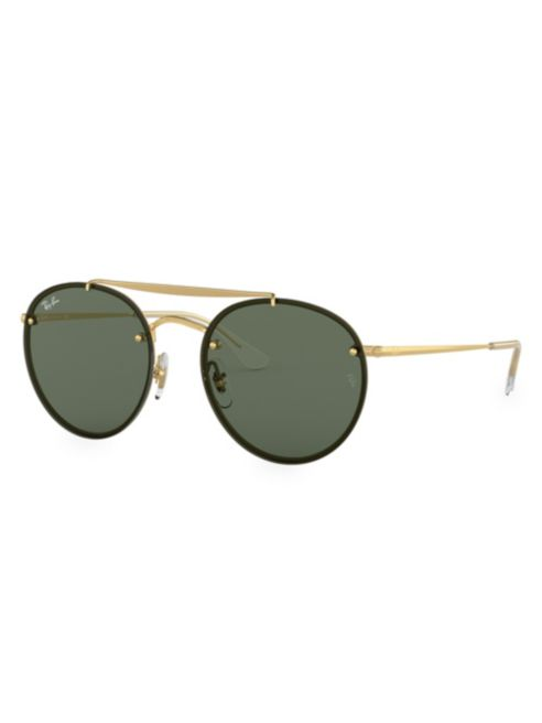 Ray-Ban RB3614 54MM Blaze Round Aviator Sunglasses