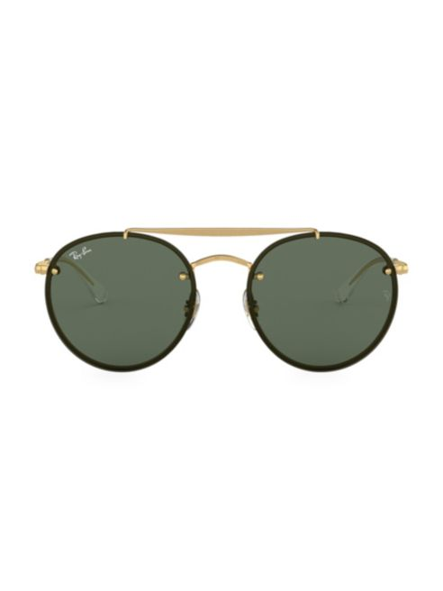 Ray-Ban RB3614 54MM Blaze Round Aviator Sunglasses