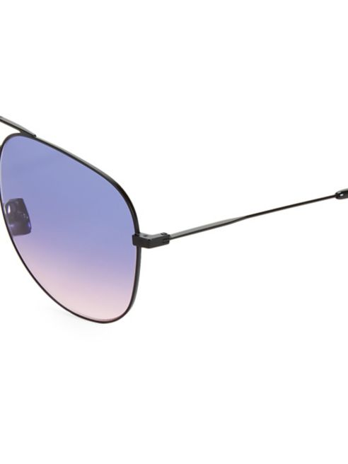 Saint Laurent 59MM Classic Aviator Sunglasses