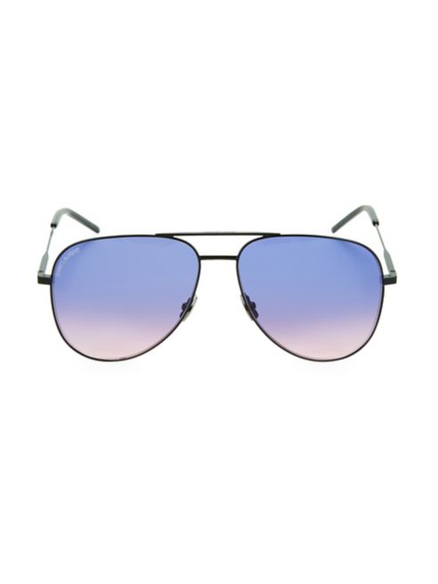 Saint Laurent 59MM Classic Aviator Sunglasses