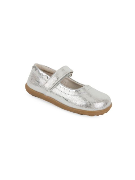 See Kai Run Little Girl's Jane II Leather Mary Jane Flats