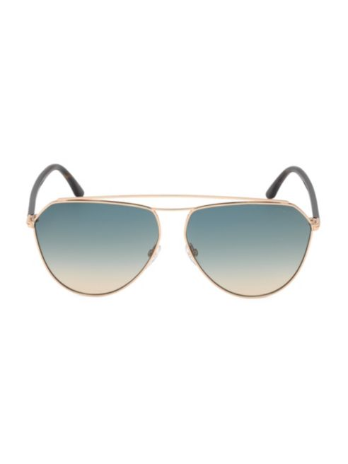 Tom Ford Binx 53MM Aviator Sunglasses