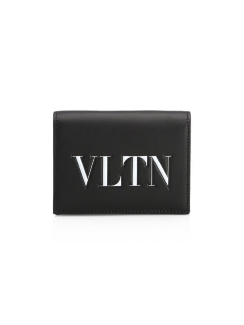 Valentino Garavani VLTN Leather French Wallet