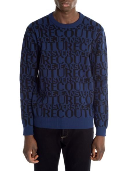 Versace Jeans Repeater Logo Sweater