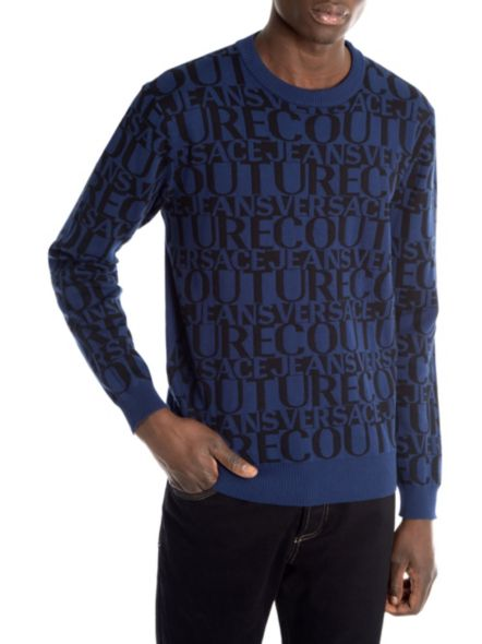 Versace Jeans Repeater Logo Sweater