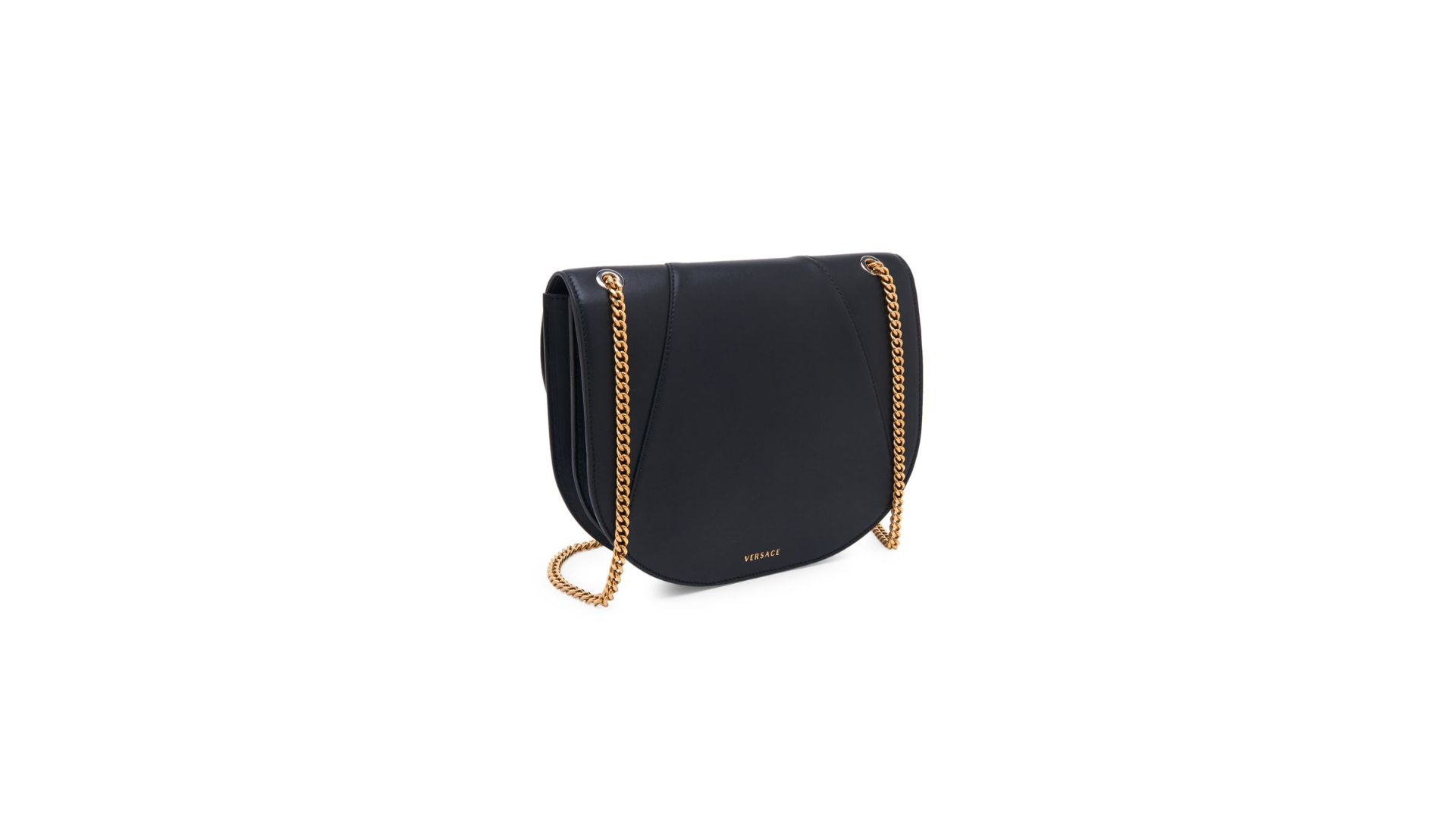 Versace Medium Virtus Leather Crossbody Bag