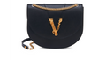 Versace Medium Virtus Leather Crossbody Bag