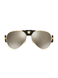 Versace Rock Icons Medusa 62MM Aviator Sunglasses