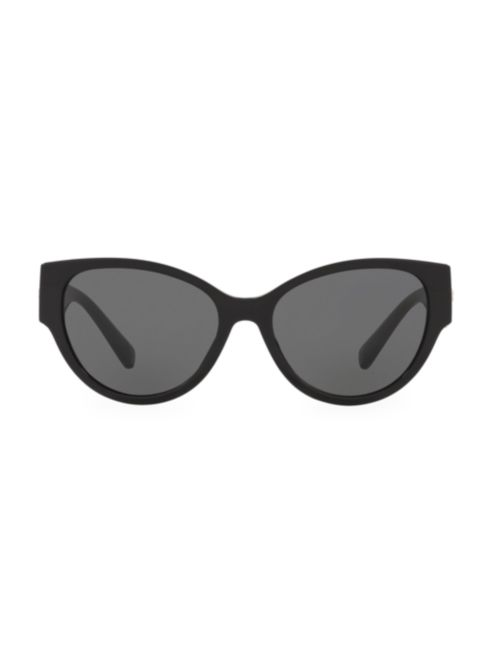 Versace Solid 56MM Cat Eye Sunglasses