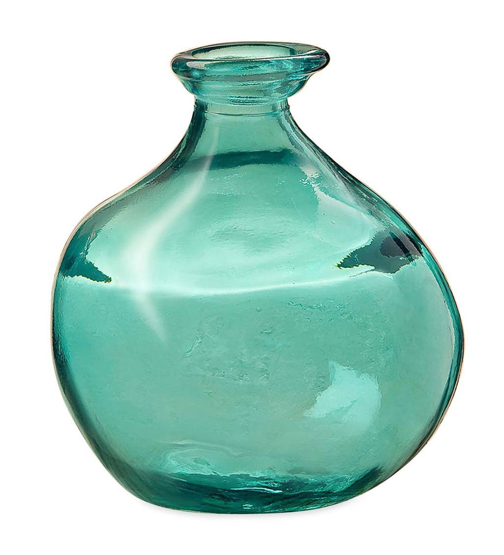 VivaTerra Bubble Recycled Glass Balloon Vase