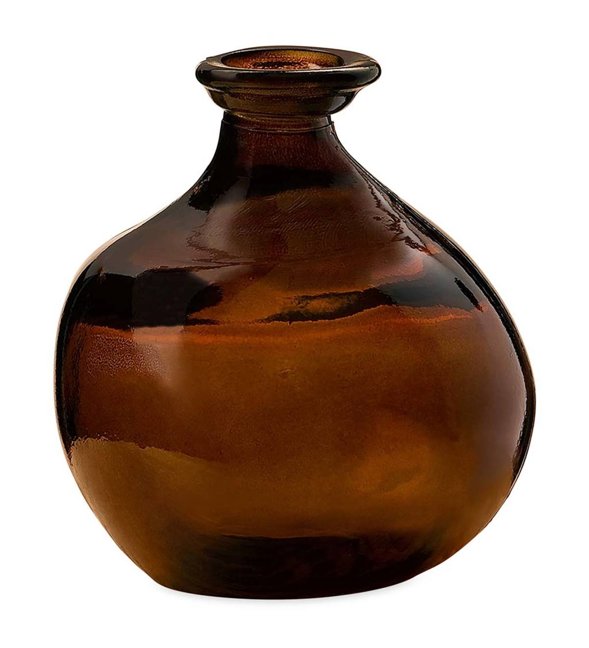 VivaTerra Bubble Recycled Glass Balloon Vase