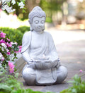 VivaTerra Buddha Lighted Water Fountain
