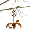VivaTerra Copper Hanging Dove Ornament
