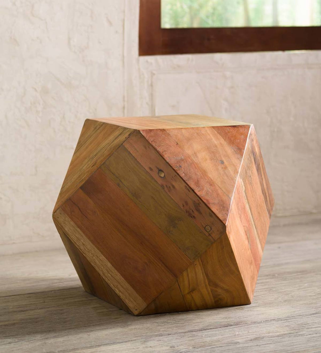 VivaTerra Geometric Side Table