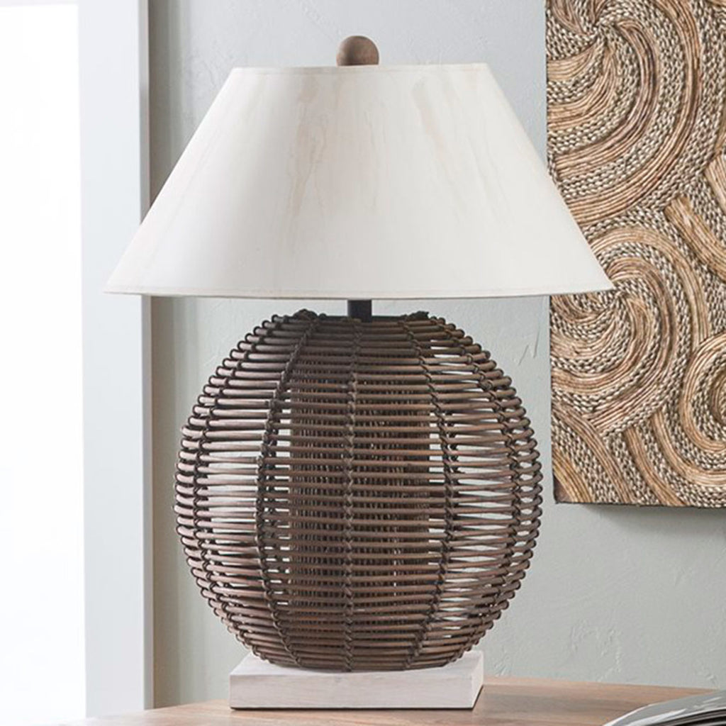 VivaTerra Ikebana Bamboo Desk Lamp
