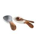 VivaTerra Marble And Teak Spoon Rest