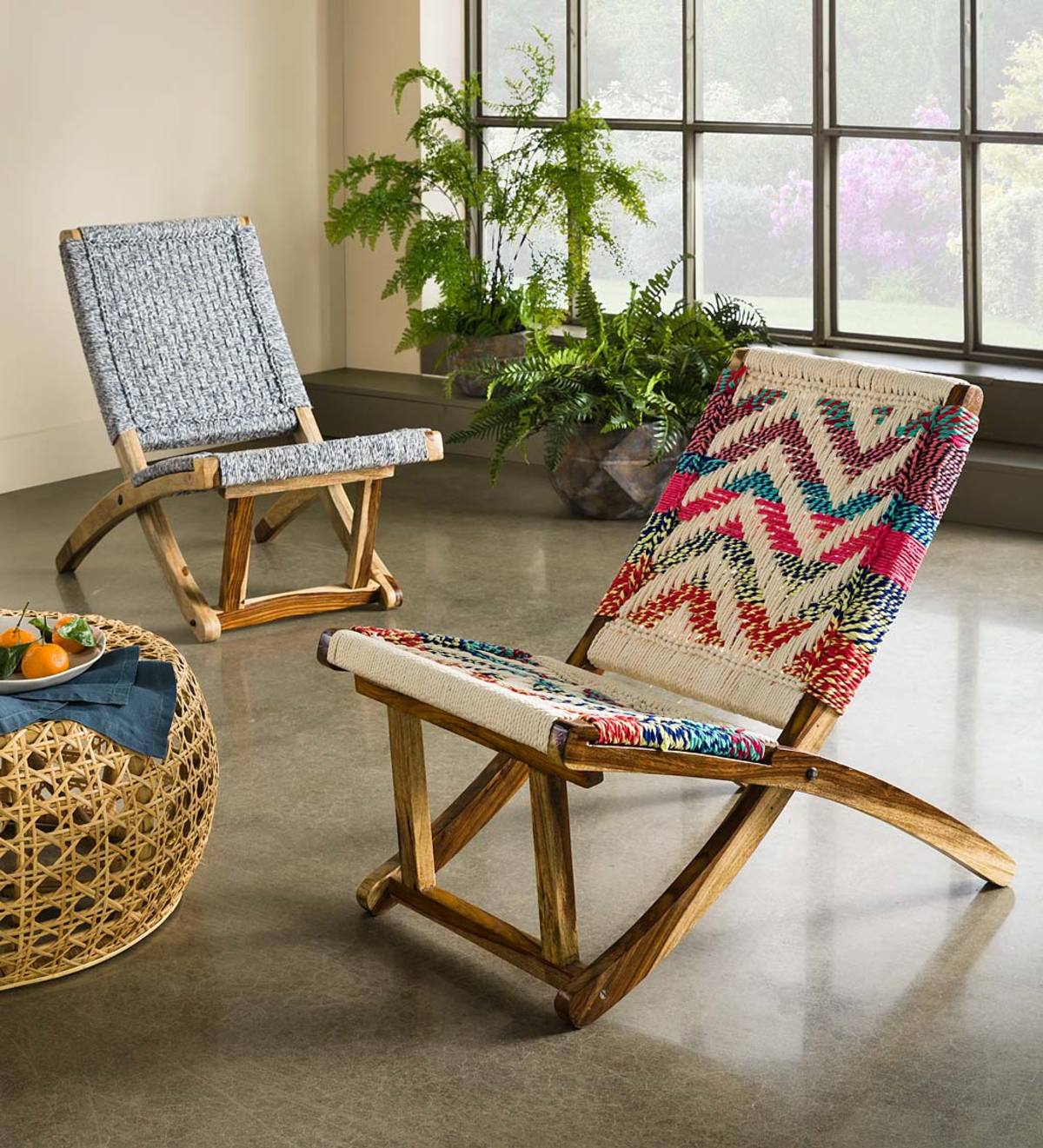 VivaTerra Partial Folding Butterfly Chair