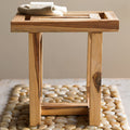VivaTerra Scrap Teak Stool