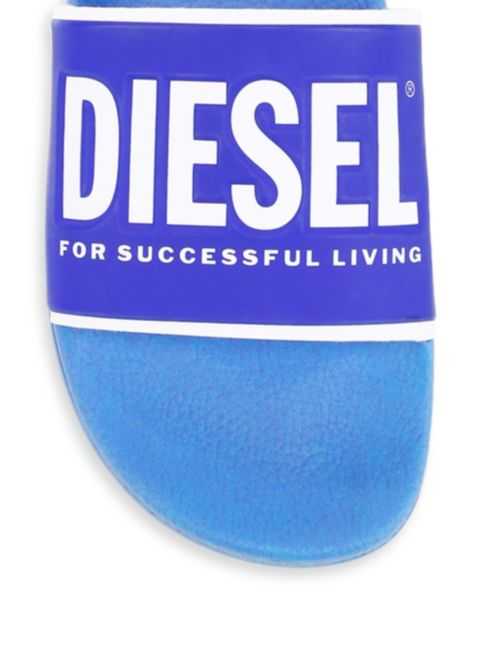 Diesel Valla Logo Slide Sandals