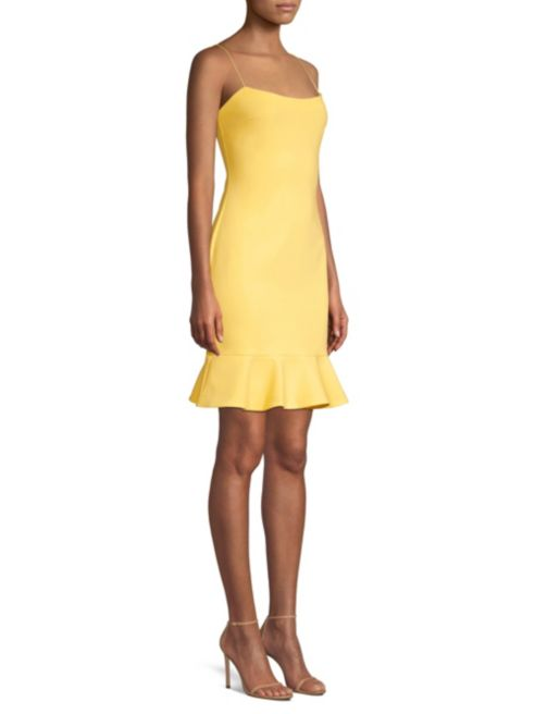 Likely Banks Flounce Sheath Dress