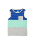 Hatley Little Boy's & Boy's Colorblock Pocket Tank