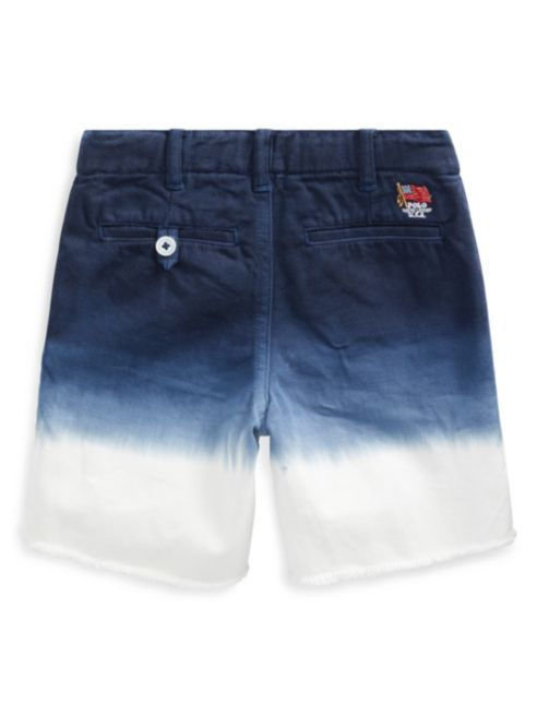 Ralph Lauren Little Boy's & Boy's Straight-Fit Dip-Dyed Cotton Chino Shorts