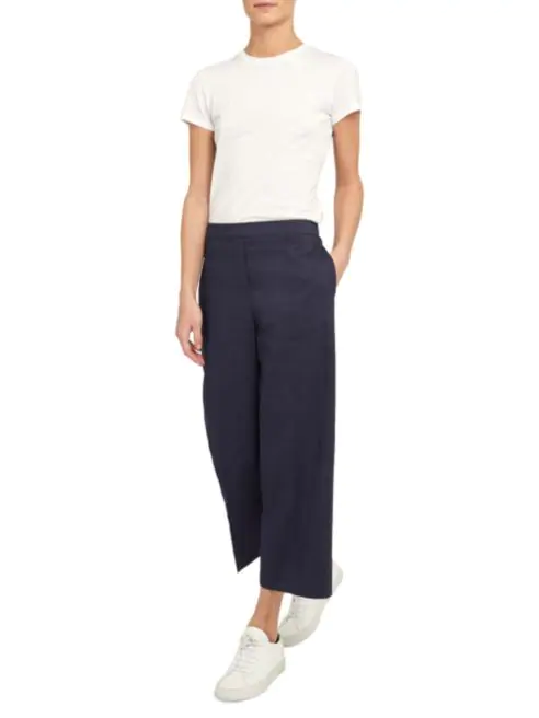 Theory Wide-Leg Pull-On Pants