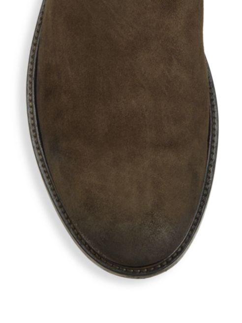 Saks Fifth Avenue Collection Suede Chelsea Boots