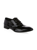 Salvatore Ferragamo Patent Leather Lace-Up Oxford Shoes