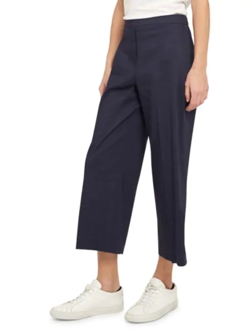 Theory Wide-Leg Pull-On Pants