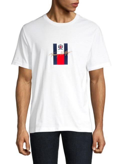 Hilfiger Edition Logo Embroidered Cotton Tee